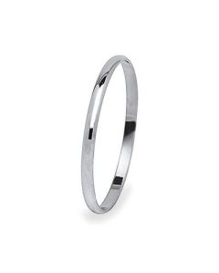 Alianza media caña oro blanco 1.8 mm