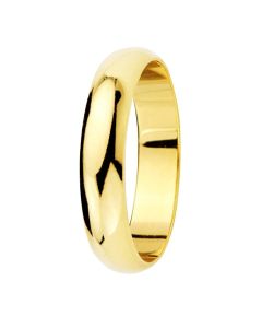 ALIANZA ORO AMARILLO LISA BRILLO 4 MM