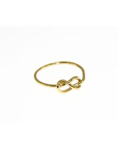 Anillo Infinito Oro Amarillo de 18 Qtes
