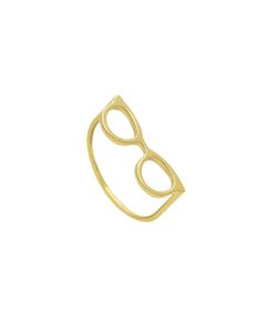 Anillo oro Gafas