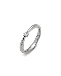 Anillo solitario con un diamante de 0,20 ctes