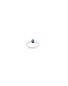 Anillo zafiro y diamantes