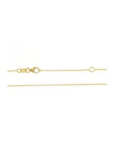 Cadena Oro amarillo 18 Qtes 50cm