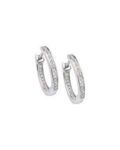 Criollas oro blanco y diamantes