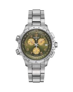 HAMILTON KHAKI AVIATION X-WIND GMT CHRONO QUARTZ