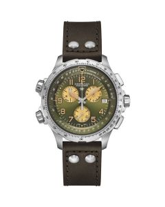 HAMILTON KHAKI AVIATION X-WIND GMT CHRONO QUARTZ