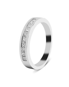 Media Alianza de diamantes talla princesa (Total 0,40 Ctes)