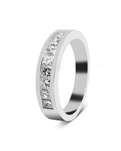Media Alianza de diamantes talla princesa (Total 0,75 Ctes)