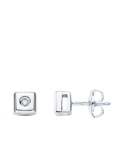 Pendientes Chatón Cuadrado 0.040 Qtes