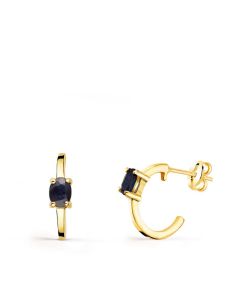 Pendientes Oro y Zafiro