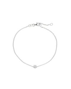 Pulsera Oro Blanco y Diamante