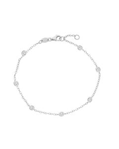 Pulseras Pulsera oro blanco y diamantes 0.35Cts