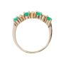 Anillo esmeraldas y diamantes